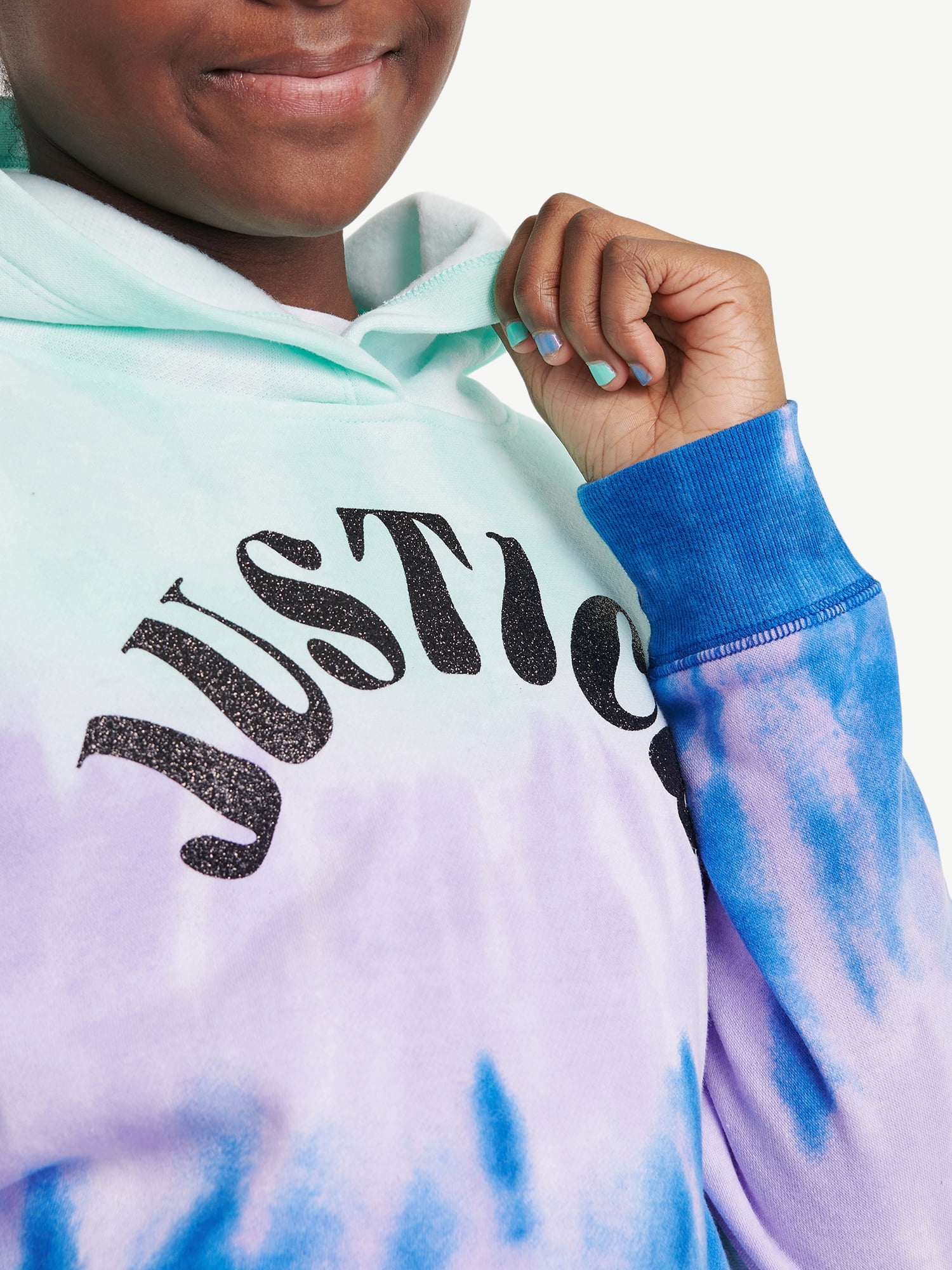 Justice Girls Fleece Hoodie, Sizes S-XL and Plus