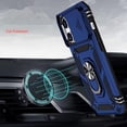 thumbnail image 4 of Case for iPhone 16,Military Grade Car Holder Protection [Built-in Kickstand] Magnetic Metal Ring Holder Heavy Duty TPU+PC Shockproof Phone Case for iPhone 16,6.1 inch 2024 (Rose Gold), 4 of 10