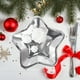 thumbnail image 5 of Paquete de 10 Platos Desechables de Papel con Forma de Estrella, Dorados y Plateados, de 18 Cm (7 Pulgadas) para Fiestas Navideñas, Cumpleaños y Postres Decorativos., 5 of 6