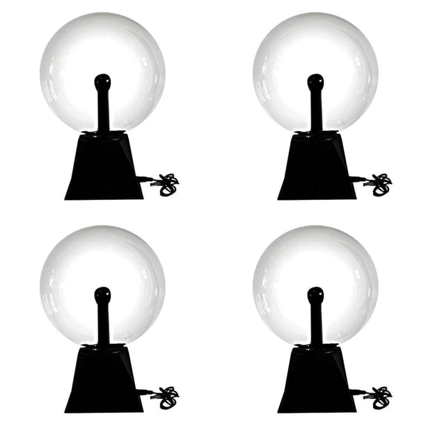 Lámpara de de globo de ciencia de de divertida de 4 piezas, iluminación que jinwen Lámpara de mesa de bola de plasma