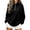 Black#quarter zip sweatshirt women, variant on YOIAVAIOY Quarter Zip Pullover Women Fleece Lined Sweatshirts No Hood Y2k Fall Fashion Long Sleeve Tops Pink S