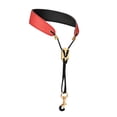 thumbnail image 4 of Sangles Réglables pour Saxophones Doux en Cuir PU Rouge, 4 of 5