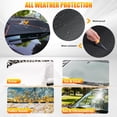 thumbnail image 4 of Windshield Snow & Ice Cover Fits Most Cars Sedans SUVs, Waterproof Oxford Fabric with Magnets & Straps, 4 of 6