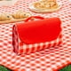 thumbnail image 1 of Manta de playa y picnic familiar TUNC extra grande 150 x 200 cm plegable rojo y blanco, 1 of 5