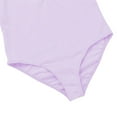 thumbnail image 5 of iEFiEL Girls Adjustable Shoulder Ballet Dance Gymnastics Leotard with Chiffon Wrap Skirt Lavender L, 5 of 7
