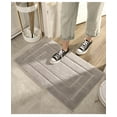 thumbnail image 5 of Firefly Hope 23.6x35.4 Inch Non-Slip Coffee Microfiber Bath Rug, Simple Stylish Absorbent Soft Washable Bathroom Shower Floor Mat, 5 of 5
