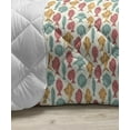 thumbnail image 3 of Animal Down Alternative Comforter, Mom and Elephants Palms and Daisy Flowers Celebration Woodland Botanic, Microfiber Quilt for All Season, 5 Sizes, Multicolor, by Ambesonne, 3 of 3
