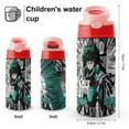 thumbnail image 4 of Kids Insulated Water Bottle - My Hero Academia 16.9 Oz Stainless Steel Travel Bottle with Straw, Double Wall Vacuum Insulated Water Bottles for Boys Girls, 4 of 7