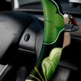 thumbnail image 5 of Saint Patrick's Day 14.5 Inch Printing PVC Leather Car Wheel Cover Steering Wheel Cover Auto Accessories, 5 of 6