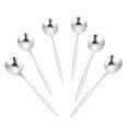 thumbnail image 2 of Miangastore Stainless Steel Spoons Silver 6Pcs 5.1X1.1In, 2 of 9