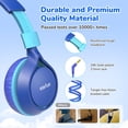 thumbnail image 3 of Auriculares EarFun S1 para niños, plegables, con cable, límite de volumen de 85 dB, 3 of 7