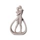 thumbnail image 1 of Figura abstracta de pareja abrazándose Figura de pareja de resina Estatua de abrazo de amantes para Color arenisca, 1 of 9