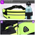 thumbnail image 2 of Cinturón para correr para mujeres y hombres, riñonera deportiva impermeable, cinturón ajustable para correr, dinero, pasaporte, teléfono celular para L, 2 of 3