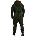 thumbnail image 3 of LAICAIW Combinaison à Capuche pour Hommes, Pyjama une Pièce à Fermeture Éclair, Combinaison de Jogging, 3 of 6