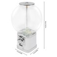 thumbnail image 2 of Vending Machine, 1 Dollar Twister Ball Dispenser, Commercial Big Capsule Twister Ball Candy Vending Machine w/2 Keys for Amusement Parks Hypermarkets Parks & Game Halls, 2 of 18