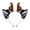 A001- Black, variant on Christmas Headband, Antler Headband, Furry Reindeer Antlers, Plush Headband, 10 X 9 Inch Lightweight Metal Headband for Christmas Holiday Gatherings and Events