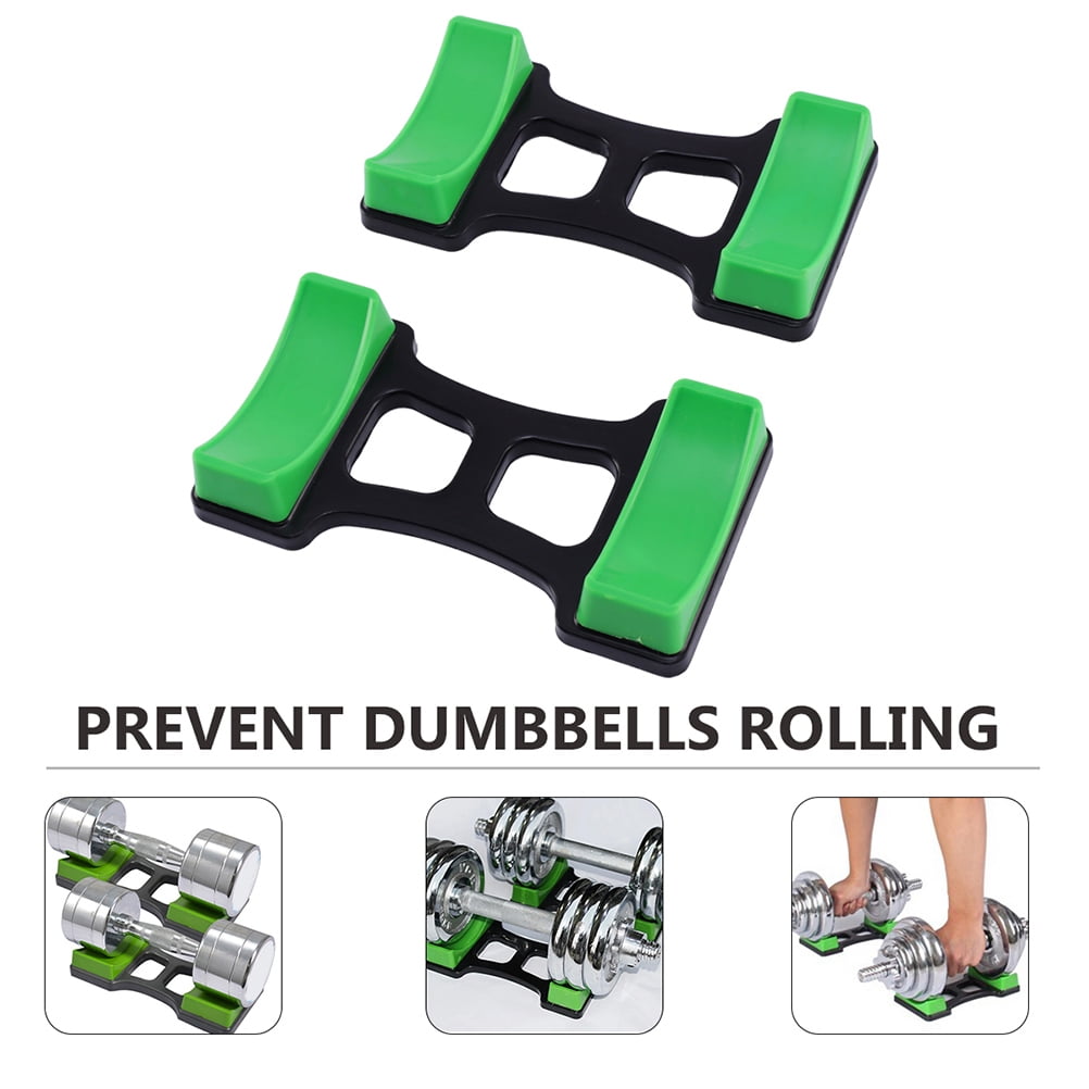 ETHZZLE 4Pcs Sturdy Dumbbell Bracket Stable Weight Rack for Home Workout Storage
