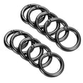 thumbnail image 1 of Unique Bargains Black Zinc Alloy Spring Gate O Ring Snap Clip Buckles (10 Pack), 1 of 5