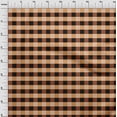 thumbnail image 4 of oneOone Cotton Silk Rust Brown Fabric Check Fabric For Sewing Printed Craft Fabric By The Yard 42 Inch Wide, 4 of 4