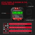 thumbnail image 3 of HABOTEST Outlet Tester Electrical GFCI Receptacle Detector with LCD Display, 3 Prong 120V AC Voltage Socket Checker, 3 of 10