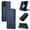 blue, variant on For iPhone 17 Pro Case Premium PU Leather Simple Wallet Case TPU Bumper Card Slots Kickstand Magnetic Closure Shockproof Flip Cover,black,For iPhone 17 Pro