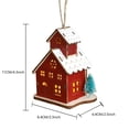 thumbnail image 3 of Christmas Decorations-Christmas Village Sets LED Lighted Christmas Village with Figurines Christmas Village Collection Indoor Room Collectible Buildings, 3 of 4