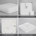 thumbnail image 3 of SILAMPDI L&aacute;mpara de Techo Cuadrada Blanca 30cm, 48W 6500K Para Interior de Casas - LED Para Cocina, Sala, Ba&ntilde;o, 3 of 9