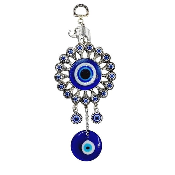 Evil Eye Hanging for Home Entrance Door Decoration, Nazar Battu for Home Protection, Good Luck Charm and Prosperity at Office and Home