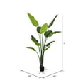 thumbnail image 3 of Vickerman 6' Artificial Potted Travellers Palm Tree., 3 of 6