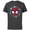 Charcoal, variant on Marvel Spidey and His Amazing Friends Christmas Wreath - Short Sleeve Cotton T-Shirt for Adults - Customized-Black