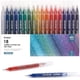 thumbnail image 1 of Juego de bolígrafos de tinta en gel con purpurina Grabie Jumbo, 18 colores para adultos, 1 of 6