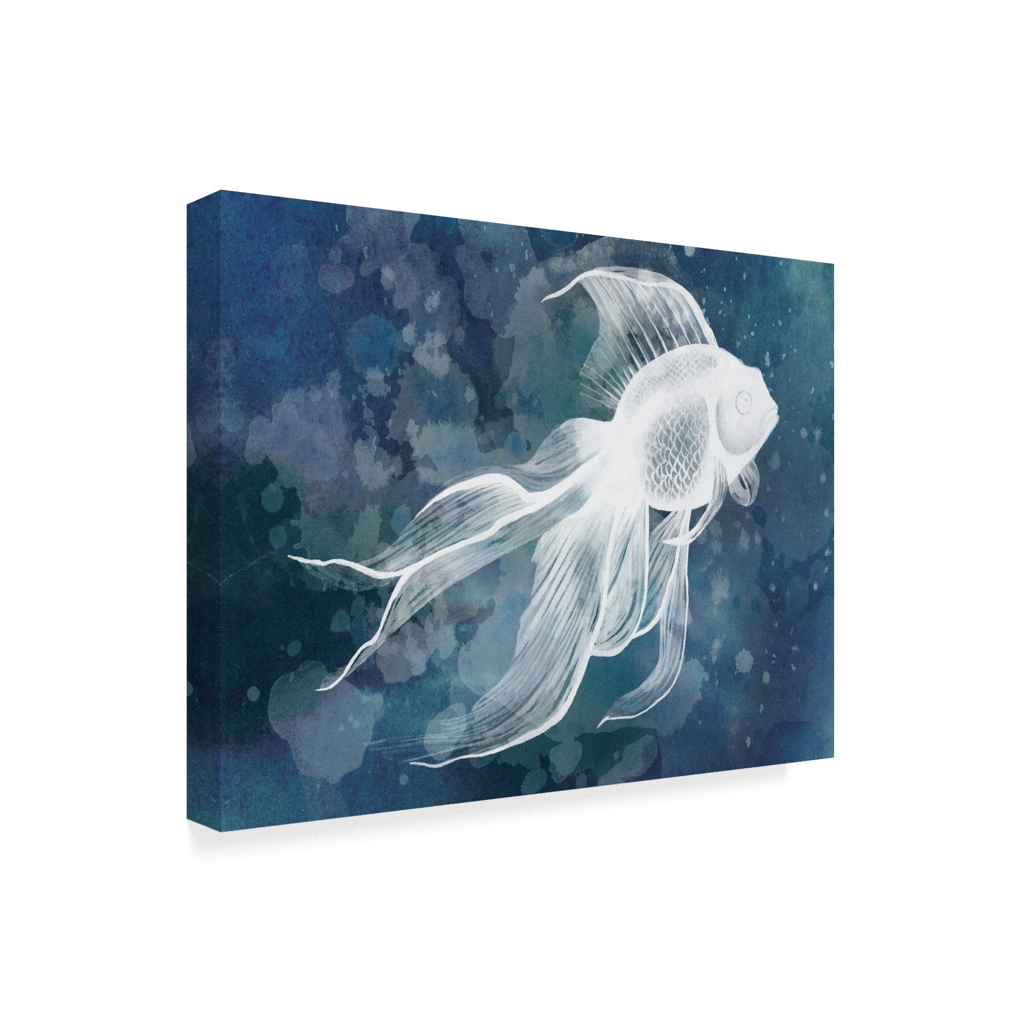 Trademark Fine Art 'Indigo Fish II' Canvas Art by Grace Popp