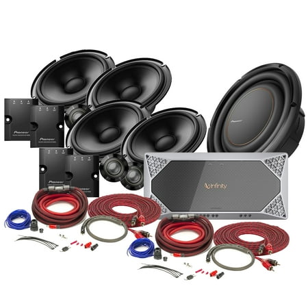Pioneer TSZ65CX2 + TSD10LS2 10" subwoofer + REF4555A 5-ch Amp