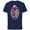 Navy, variant on Marvel Avengers: Endgame Iron Man Tony Stark Journey - Short Sleeve Cotton T-Shirt for Adults - Customized-Black