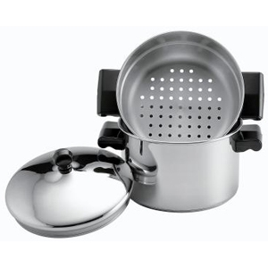 Farberware Classic Stainless Steel Stack 'n' Steam Saucepot and Steamer, 3-Quart - image 3 of 3