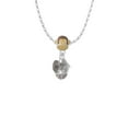 thumbnail image 2 of Delight Jewelry Silvertone Sea Shells Spinner Mia Monkey Charm Necklace, 2 of 4