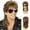 A-Brown, variant on Phocas Mens Wig with Brown for Men Mullet Wigs with Bangs 70s 80s Male Wig