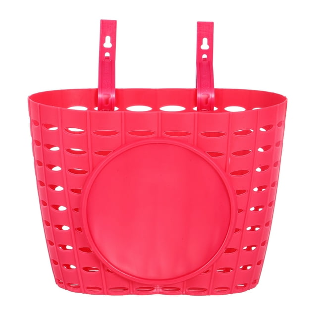 BESPORTBLE Panier avant pour Vélo d'Enfants Conteneur de Rangement en Plastique Transporteur de Guidon (Rouge)