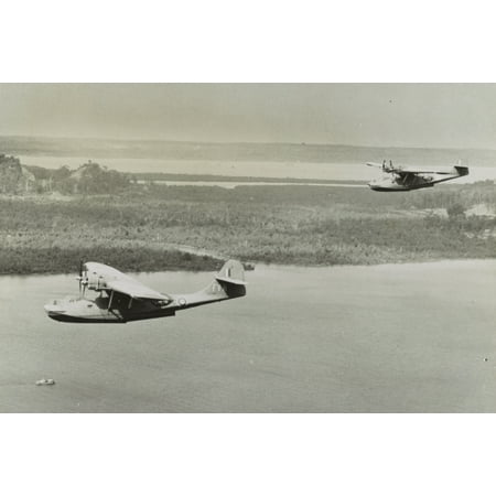 

Print: Singapore U.S. Made Catalina Flying Boats Of Britain s Royal Air