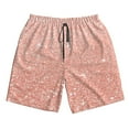 thumbnail image 3 of Uemuo Rose Gold Glitter Pattern Men's Swim Trunks Hawaiian Beach Bathing Suit Swimsuits Beach Quick-Dry Shorts with Pockets-X-Large, 3 of 9