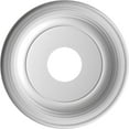 thumbnail image 5 of Ekena Millwork 13"OD x 3 1/2"ID x 1 1/4"P Traditional Thermoformed PVC Ceiling Medallion (Fits Canopies up to 7 1/2"), UltraCover Satin Hunt Club Green, 5 of 5