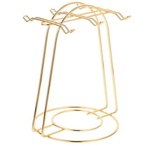 FRCOLOR Coffee Mug Organizer Plate Storage Rack Tea Cup Draining Rack Mug Hook Saucer Stand