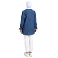 thumbnail image 5 of Blue - Crew neck - Tunic - Benin, 5 of 5
