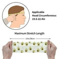 thumbnail image 6 of Daiia Avocado of a Hear printed Men's Performance Headband,Sports Headbands,Moisture Wicking Workout Headband, 6 of 9