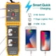 thumbnail image 4 of Inversor de corriente para coche, adaptador convertidor de CC de 12 V a CA de 220 V, 200 W, con 3 puertos USB, 2 puertos universales y 1 toma para encendedor de cigarrillos., 4 of 14