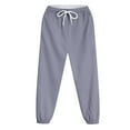thumbnail image 3 of Gibobby Toddler Baby Boys Girls Joggers Pants Cotton Solid Color Sweatpants with Drawstring(Grey,5-6 Years), 3 of 6
