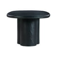 thumbnail image 4 of Elika Black Faux Plaster Oval Dining Table, 4 of 4