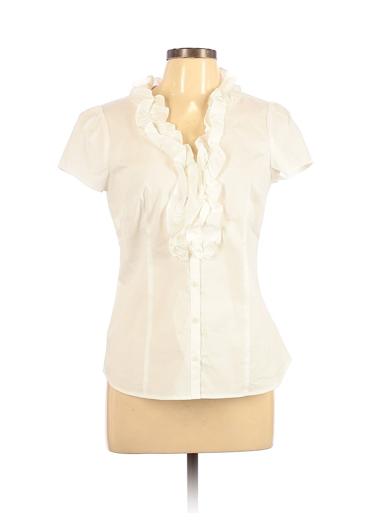 ann taylor short sleeve blouse