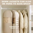 thumbnail image 5 of LmnLft Compressible Down Jacket Storage Bags - Dustproof Wardrobe Organizers for Winter Coat Preservation & Closet Space Saving, 5 of 9