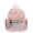 Pink, variant on Fandom Display PU Haul Bag, Star Embossed Casual Satchel with Transparent Pocket, Adjustable Pack for Events Shopping, 17.32 Inch (Olive Green)